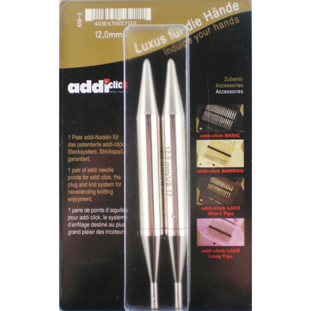 Circular Needle Points Addi 12.00mm Turbo 5"