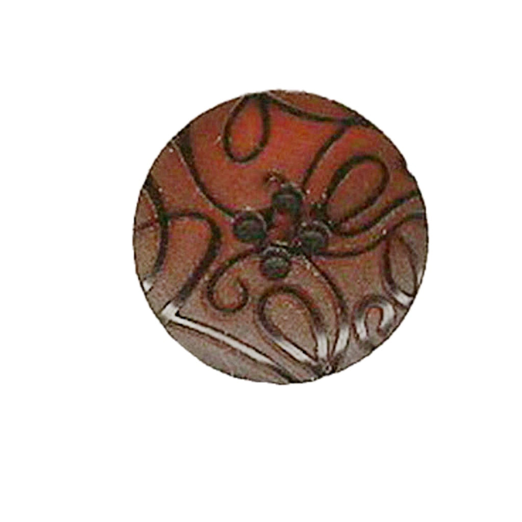 Button 607874Q Black Cherry 18mm