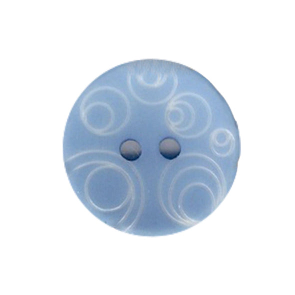 Button 417520EB Sky Blue  23mm