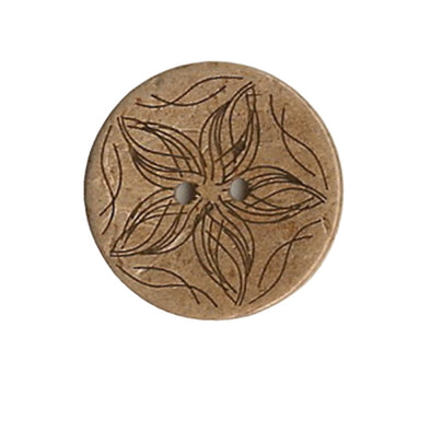 Button 309479  Etched Star 25mm