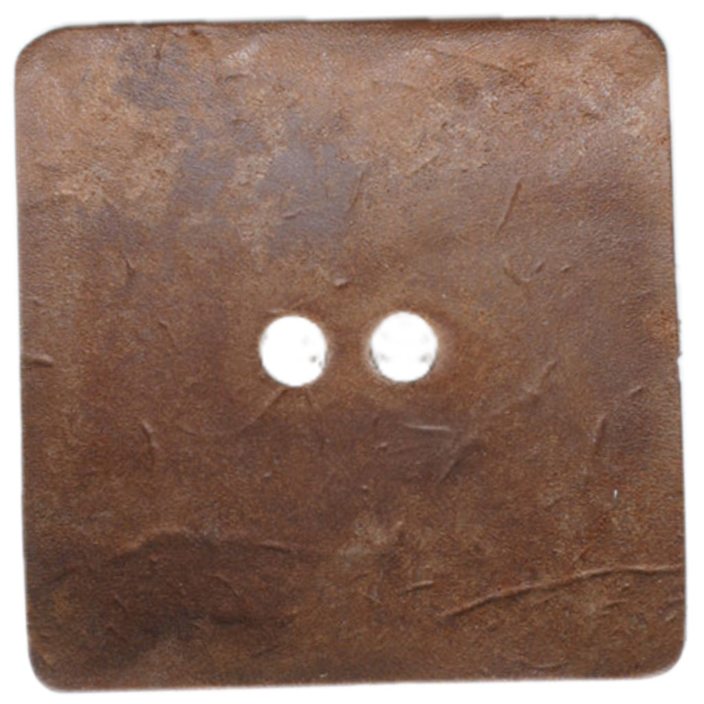Button 470015 Natural Wood Square 60mm