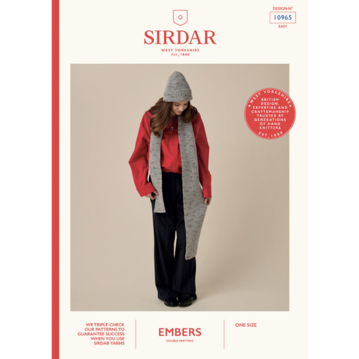 Sirdar 10965 Embers Scarf and Cap