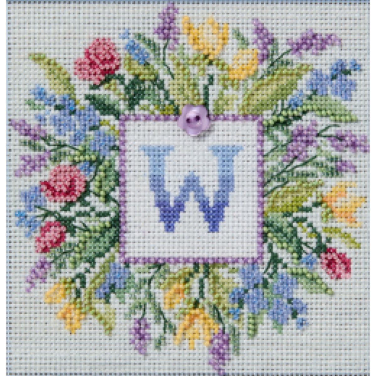MH14-2616 Floral Monogram