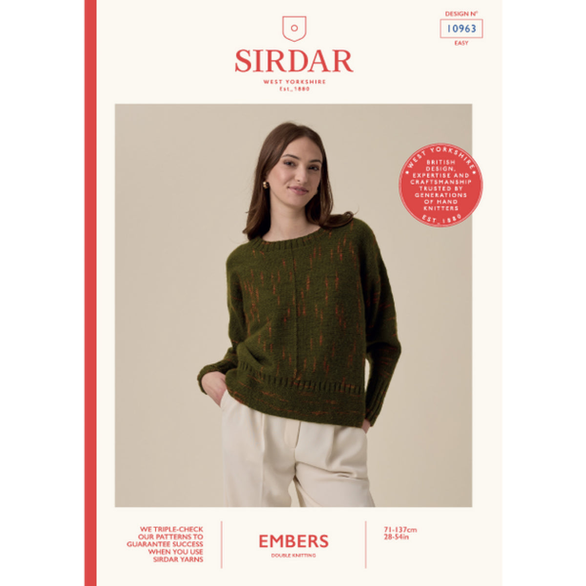 Sirdar 10963 Embers Sweater