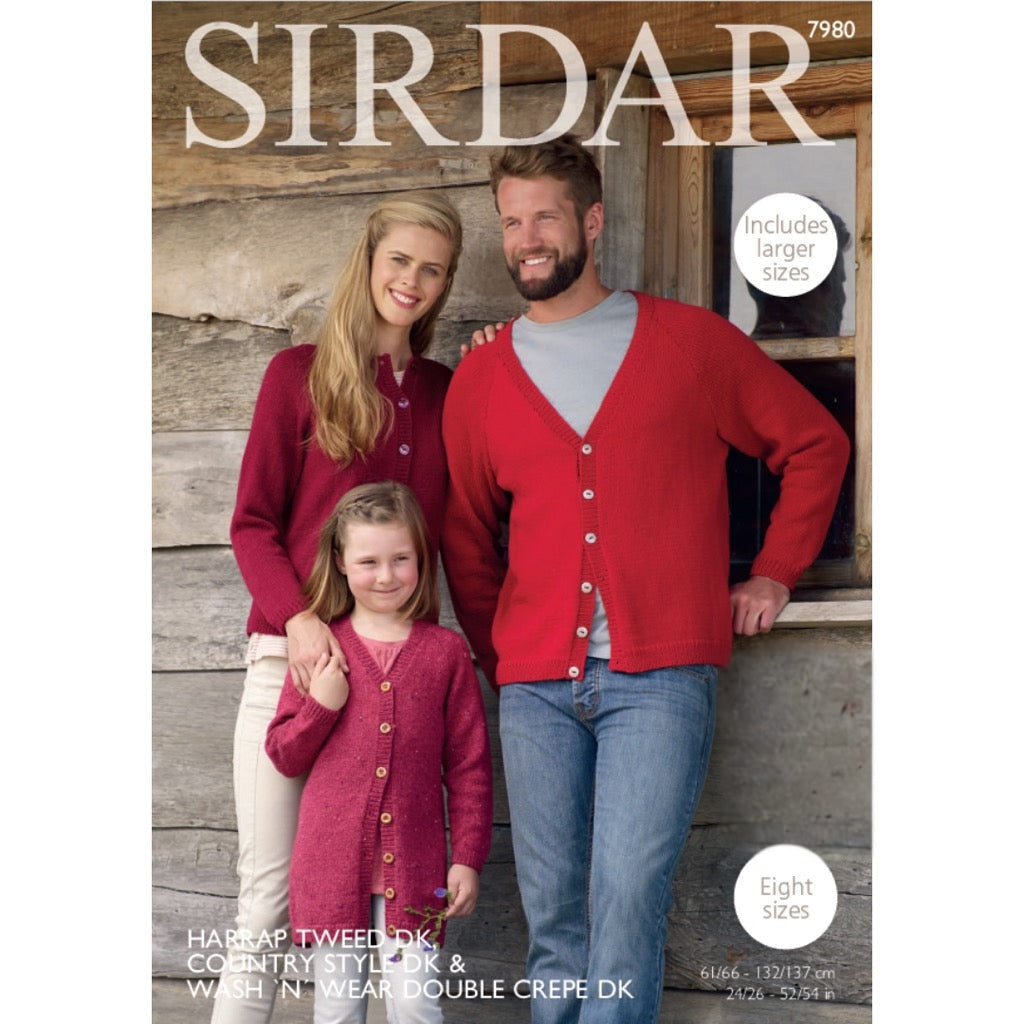 Sirdar 7980 Country Style Cardigan
