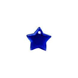 Beads 12176 Star Flat  Royal Blue
