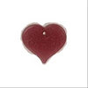 Beads 12114 Heart Floral Embossed Rose