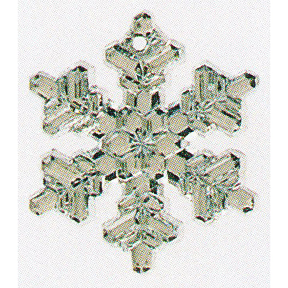 Beads 12039 Snowflake Crystal Large