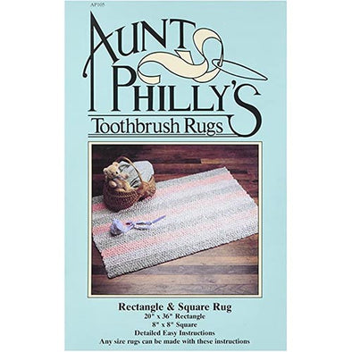 Aunt Philly's AP105 Toothbrush Rug Rectangle