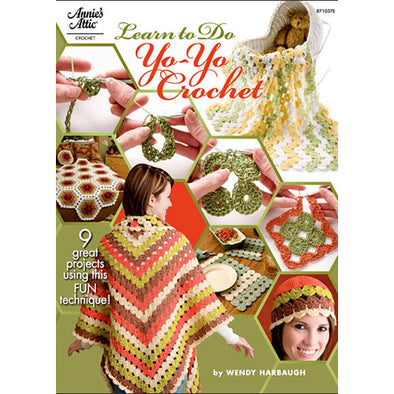 ANNIE'S 871037 Learn To Yo-Yo Crochet