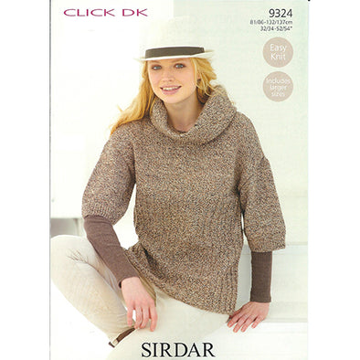 Sirdar 9324 Click Dk Sweater