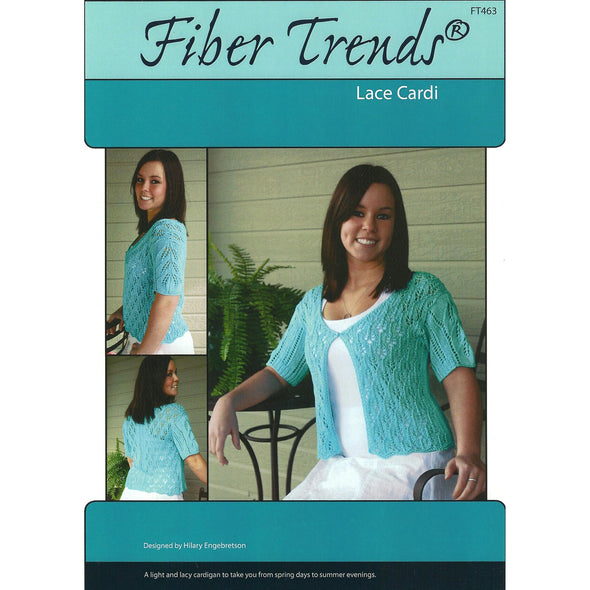 Fiber Trends 463 Lace Cardigan
