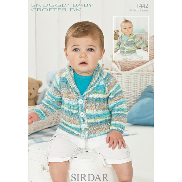 Sirdar 1442 Baby Crofter Cardigan