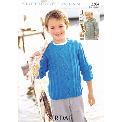 Sirdar 2284 Supersoft Aran Sweater