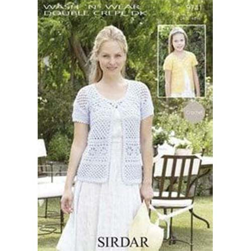 Sirdar 9741 Crochet Cardigan