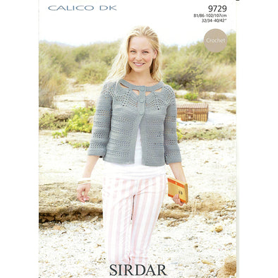 Sirdar 9729  Calico Cardigan