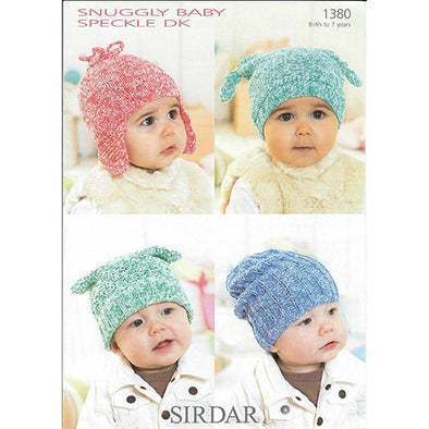 Sirdar 1380 Baby Speckle Hats