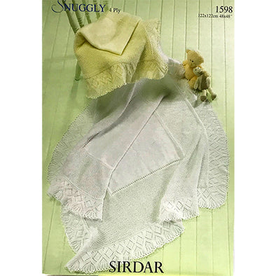 Sirdar 1598 Snuggly 4-Ply Shawl Baby
