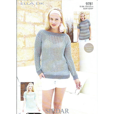 Sirdar 9781 Ella Boatneck Sweater