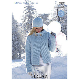 Sirdar 9049 Big Softie Jacket and Snowcap