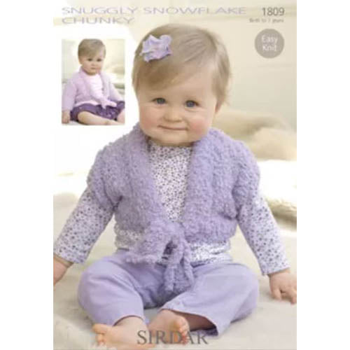 Sirdar 1809 Snowflake Chunky Bolero Cardigan