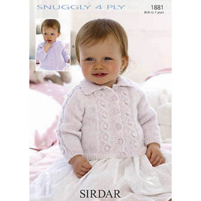 Sirdar 1881 Snuggly 4ply Cardigan