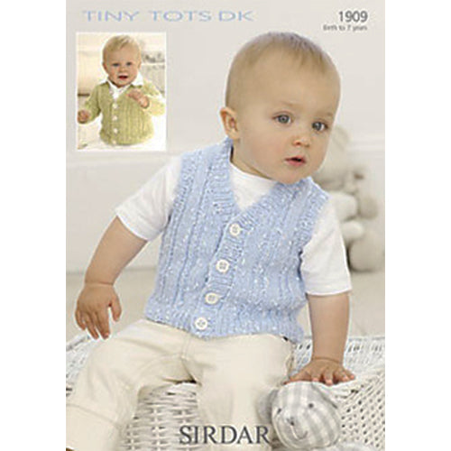 Sirdar 1909 Tiny Tots  Vest