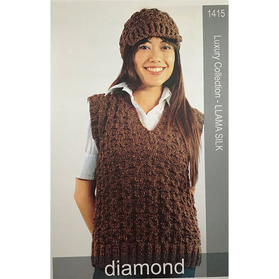 Diamond 1415 Llama Silk Cap/Vest
