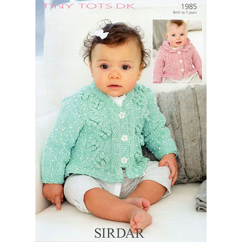 Sirdar 1985 Tiny Tots Dk Cardigan