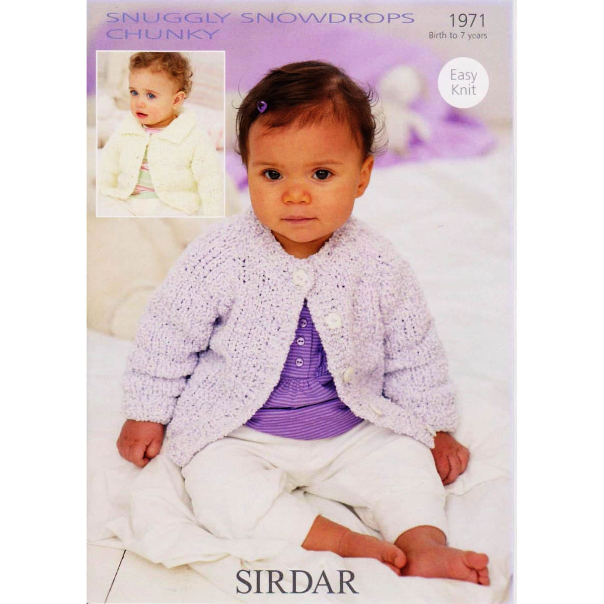 Sirdar 1971 Snowdrops Cardigan