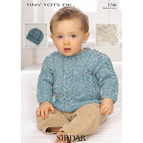 Sirdar 1746 Tiny Tots Sweater