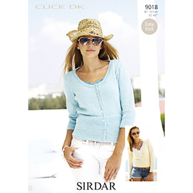 Sirdar 9018 Calico Dk Knit Cardigan