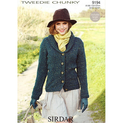 Sirdar 9194 Tweedie Chunky Sweater