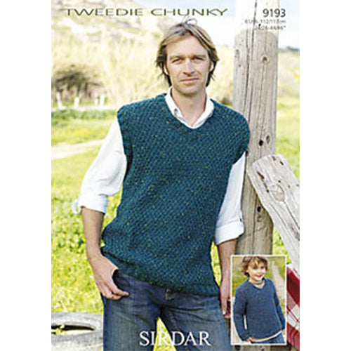 Sirdar 9193 Tweedie Chunky Vest