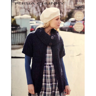 Sirdar 9183 Persia Chunky Coat Sweater