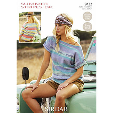 Sirdar 9422 Summer Stripes Top