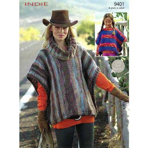 Sirdar 9401 Indie Poncho