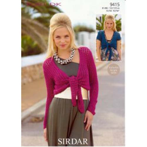 Sirdar 9415 Flirt Dk Shrug