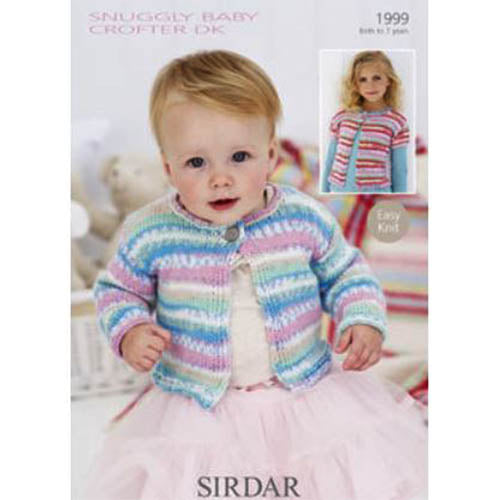 Sirdar 1999 Baby Crofter Cardigan