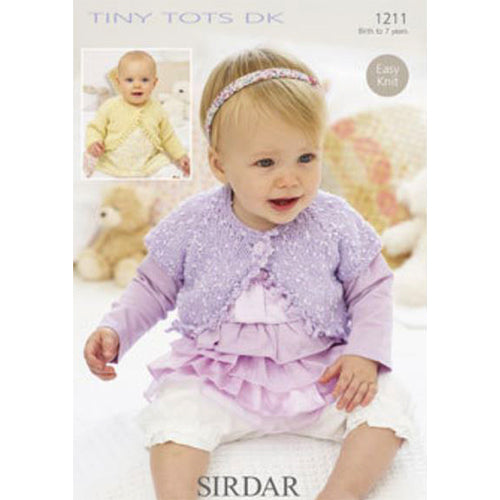 Sirdar 1211 Tiny Tots Dk Cardigan