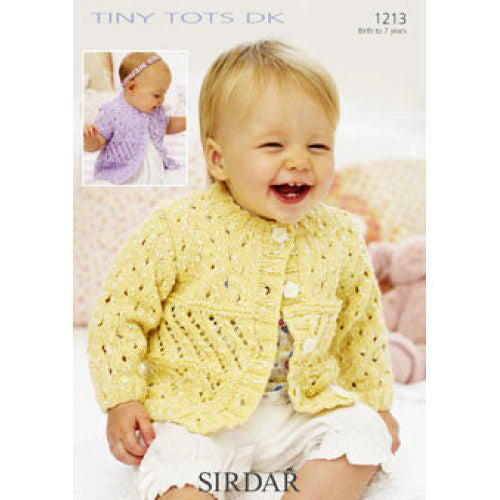 Sirdar 1213 Tiny Tots Dk Cardigan