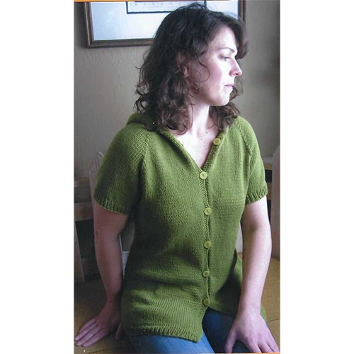 Knitting Pure & Simple 102 Short Sleeved Hoodie