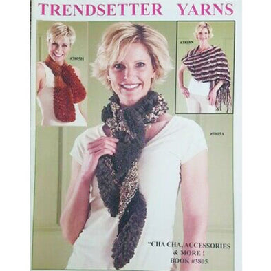 Trendsetter Yarns 3805 Cha Cha Accessories and Scarf