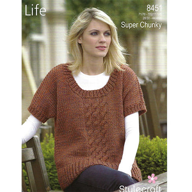 Stylecraft 8451 Super Chunky Sweater