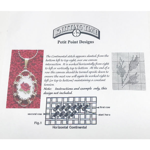 Raybert V2 Chart For Petit Point Jewelry