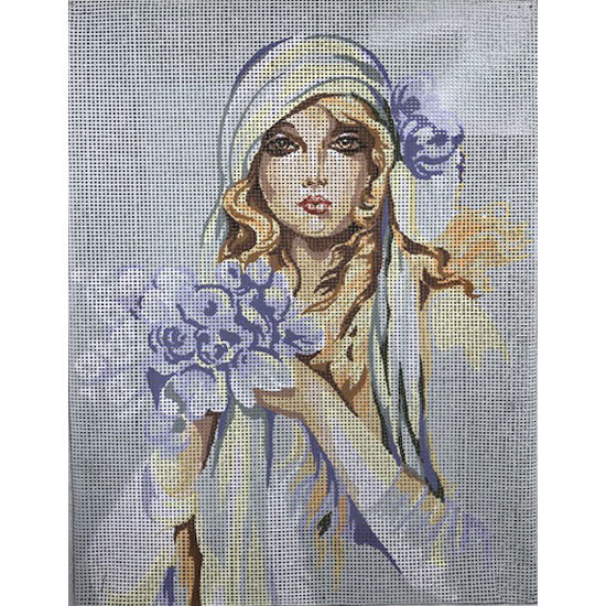 GOBELIN 40.107 Lady with Flowers Canvas only