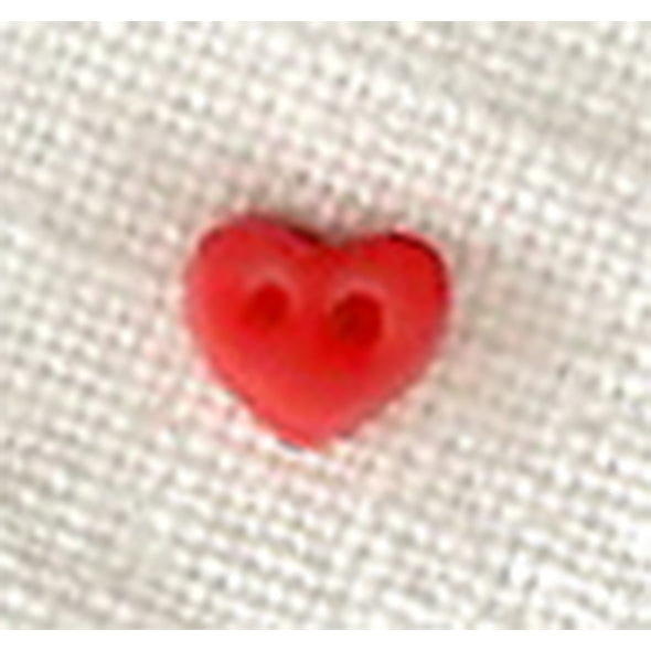 SB005RDXS Heart Red X small
