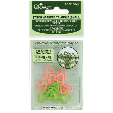 Stitch Markers Triangle Clover 3149