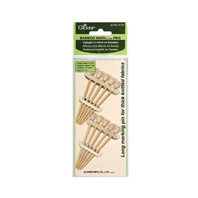 Marking Seaming Pins Bamboo Clover 3143