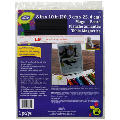 Magnet Board with Ruler Loran 8 x 10